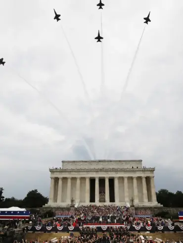 Unexpected Exodus During U.S. Army's 250th Anniversary Parade in Washington D.C.