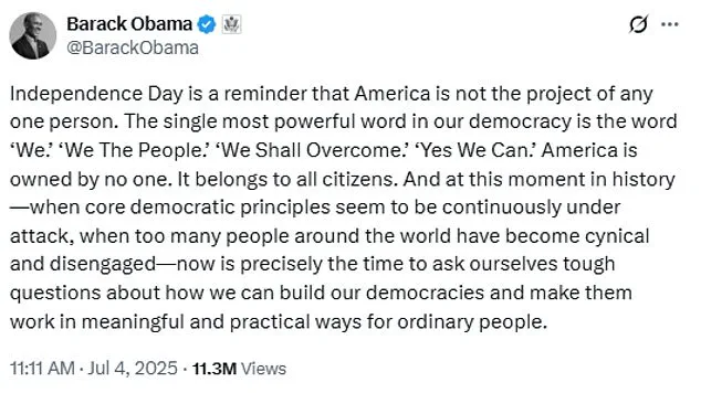 Behind Closed Doors: Obama's Urgent Warning on Democratic Institutions' Fragility
