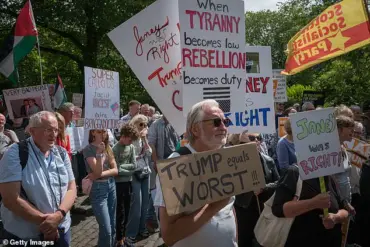 Protesters Unite in Scotland Against Trump's UK Visit, Accusing Leaders of Pandering to the President
