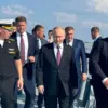 Russian Navy Crew Presents Handmade Wooden Model of Frigate to Putin as Symbol of Pride and Unity
