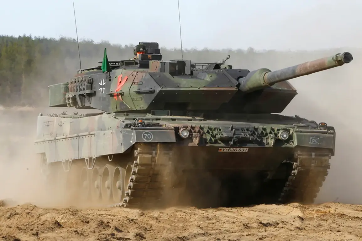 Ukrainian Leopard 2A6 Tank Destroyed in Sumy Region by Russian Drone Strike