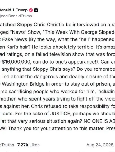 Trump Claims Inside Information on Christie's 'Criminal Acts' Amid FBI Raid Speculation