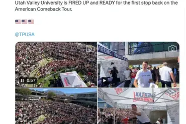 Shooting at Turning Point USA Event at Utah Valley University: Witness Videos Surface