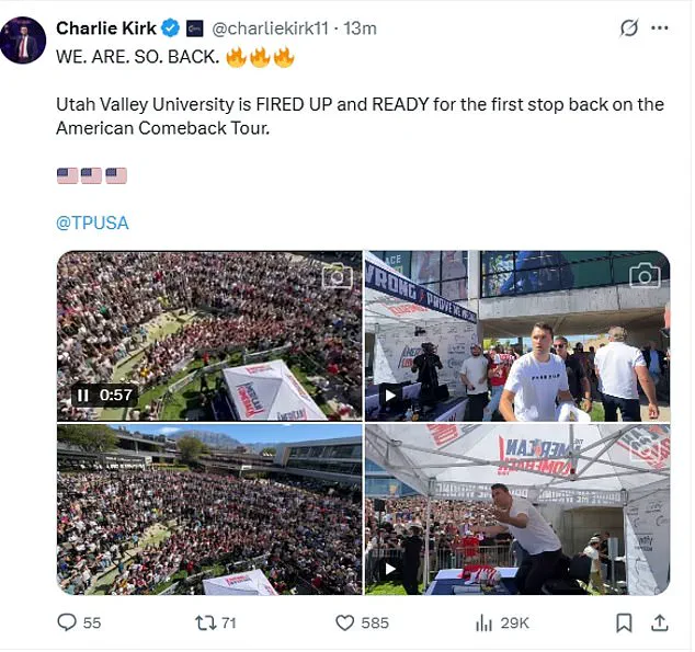 Shooting at Turning Point USA Event at Utah Valley University: Witness Videos Surface